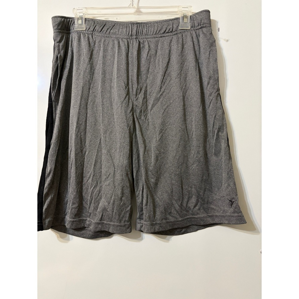 Old Navy Active Go-Dry Mens Gray Black Athletic Basketball Shorts Medium Camp